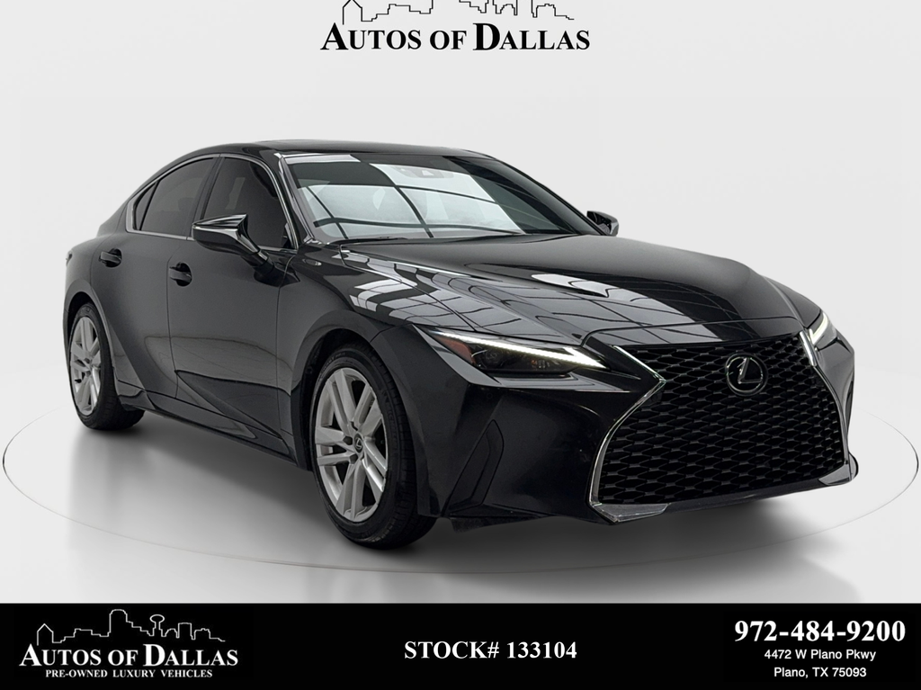 Black (Caviar) 2024 Lexus IS Sedan Rear-Wheel Drive 8-Speed Automatic