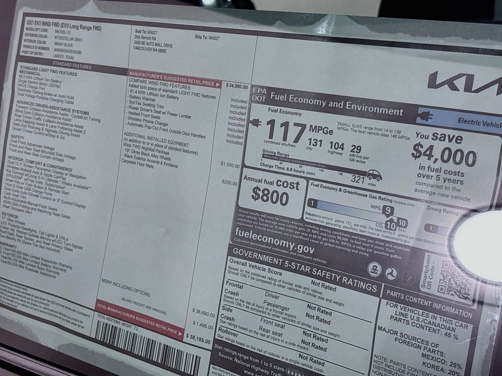 2027 Kia EV3 
