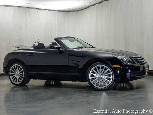 Black 2006 Chrysler Crossfire Convertible Rear-Wheel Drive 6-Speed Manual