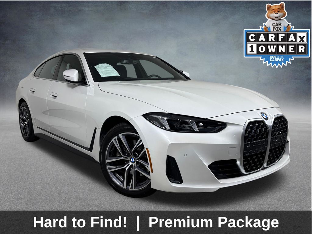 Mineral White Metallic 2025 BMW 4 Series 430i Gran Coupe xDrive Sedan All-Wheel Drive 8-Speed Automatic
