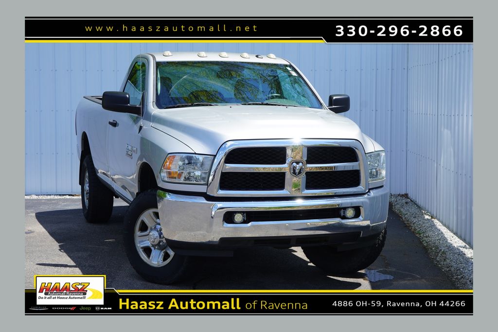 Bright Silver Clearcoat Metallic 2016 RAM 2500 Pickup Truck Four-Wheel Drive 6-Speed Automatic