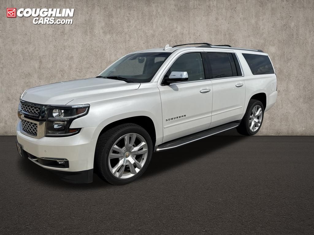 White (Iridescent Pearl Tricoat) 2017 Chevrolet Suburban 1500 Premier 4WD SUV / Crossover Four-Wheel Drive 6-Speed Automatic Overdrive