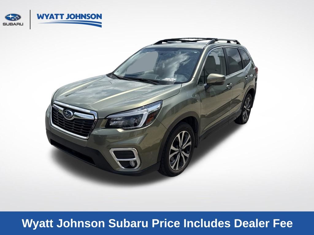 Jasper Green Metallic 2021 Subaru Forester SUV / Crossover All-Wheel Drive Continuously Variable Transmission