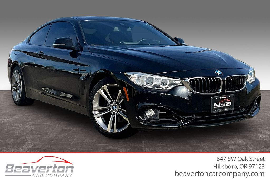 Black Sapphire Metallic 2015 BMW 4 Series Coupe Rear-Wheel Drive 8-Speed Automatic