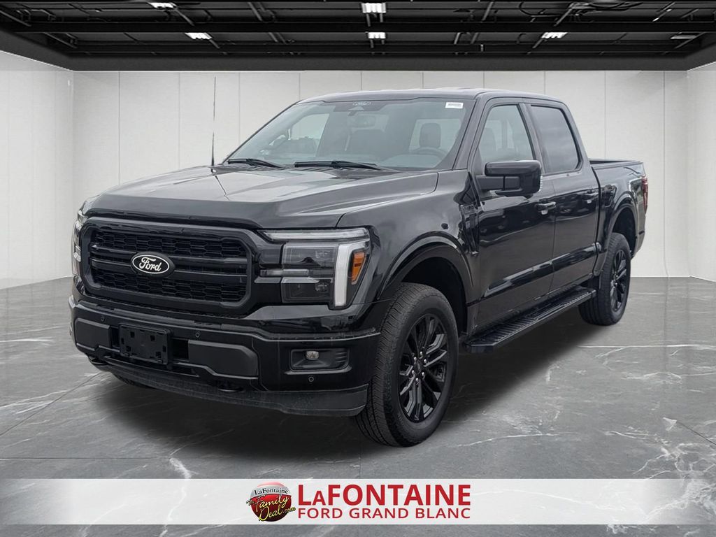Black 2025 Ford F-150 Pickup Truck Four-Wheel Drive Automatic