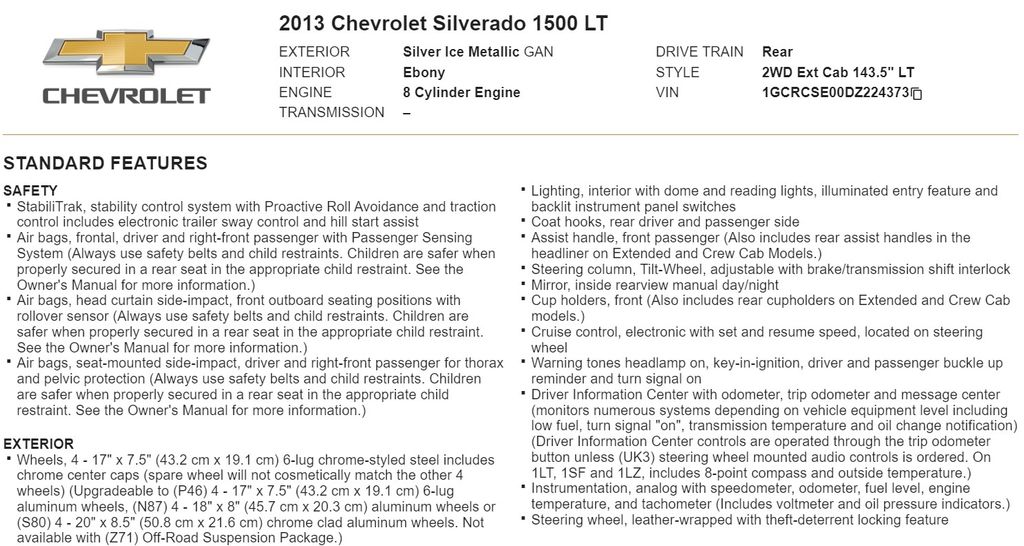 2013 Chevrolet Silverado 1500 LT 19