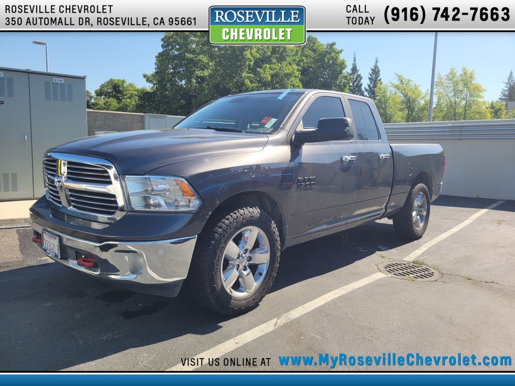 Crystal Metallic 2016 RAM 1500 Big Horn Quad Cab 4WD Pickup Truck Four-Wheel Drive 8-Speed Automatic