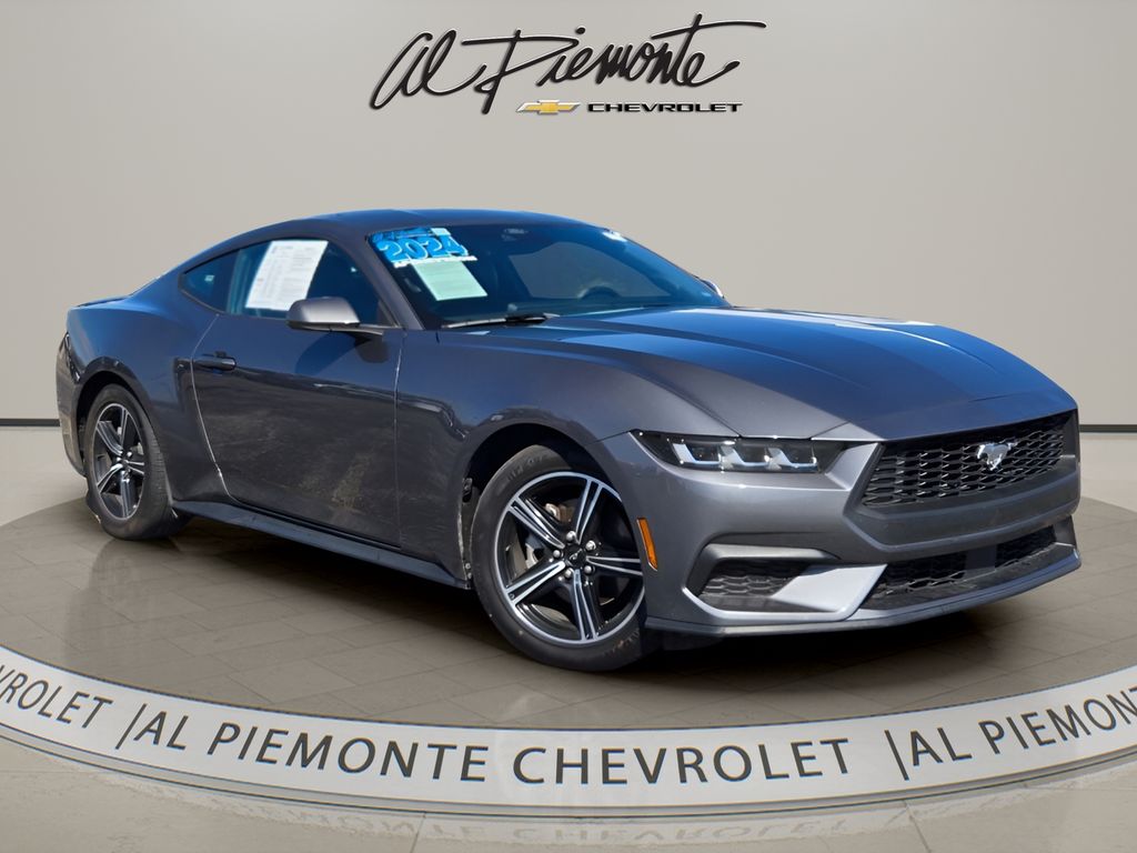 Gray Metallic 2024 Ford Mustang EcoBoost Premium Fastback RWD Coupe Rear-Wheel Drive Automatic