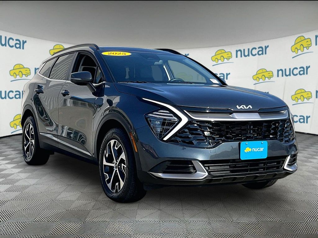 Gravity Gray 2025 Kia Sportage Hybrid SUV / Crossover All-Wheel Drive 6-Speed Automatic
