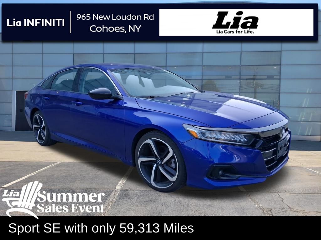 Still Night Pearl 2021 Honda Accord Sedan Front-Wheel Drive Continuously Variable Transmission