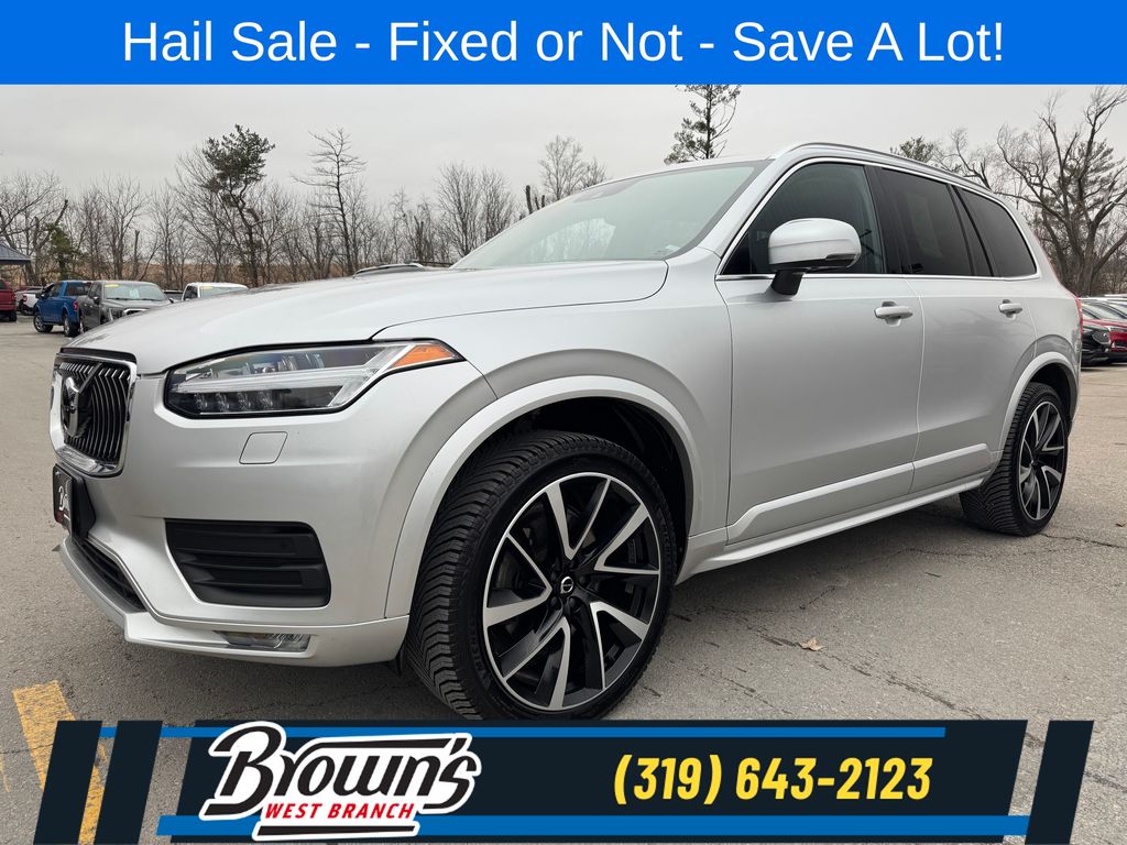 Bright Silver Metallic 2020 Volvo XC90 T6 Momentum 6-Passenger AWD SUV / Crossover All-Wheel Drive Automatic