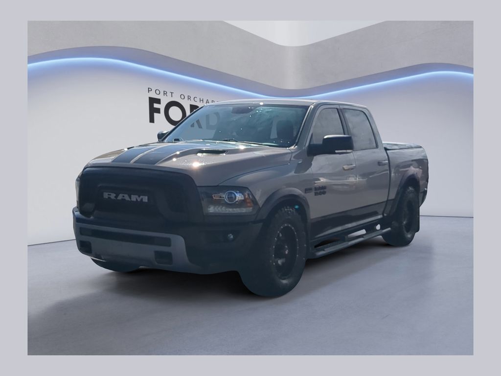 Mojave Sand Clearcoat 2017 RAM 1500 Rebel Crew Cab 4WD Pickup Truck Four-Wheel Drive 8-Speed Automatic