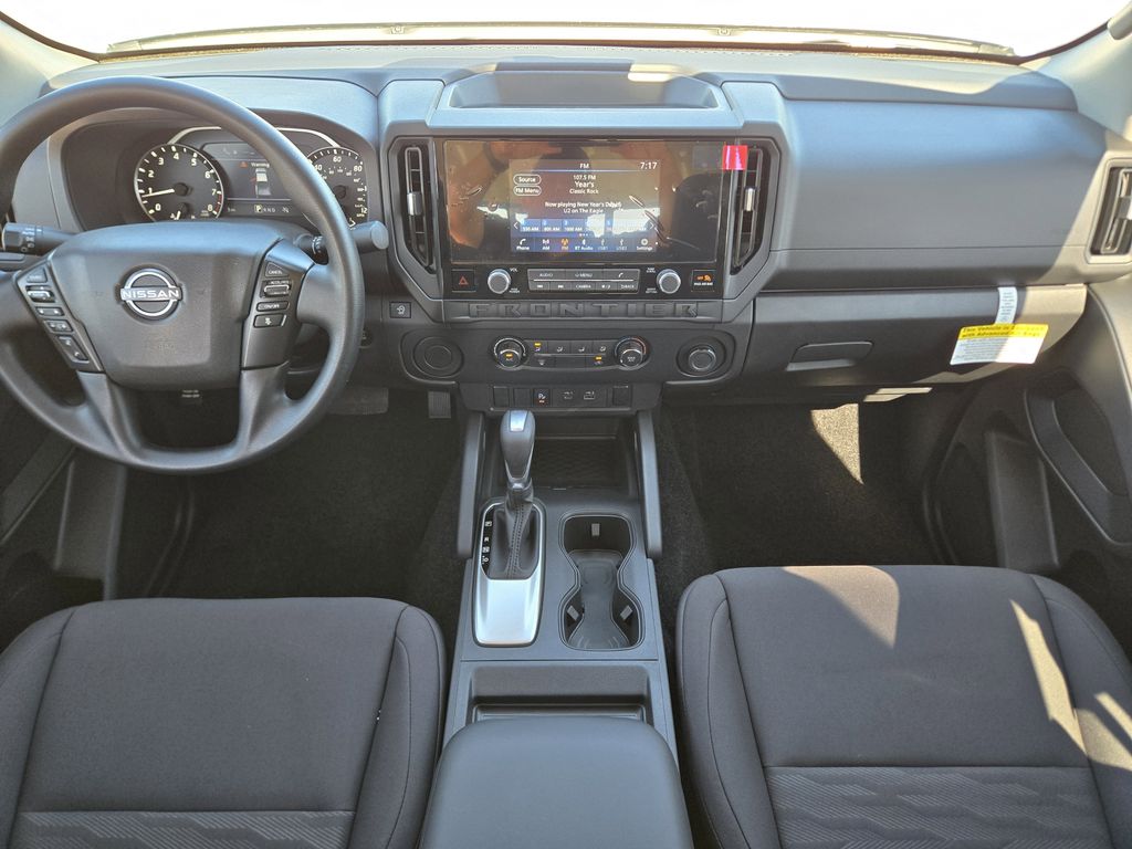 2026 Nissan Frontier S White at South Houston Nissan