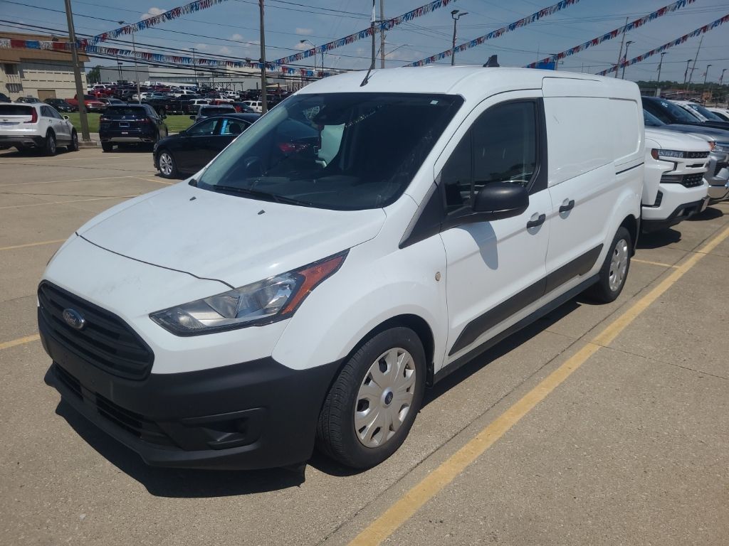 Frozen White 2021 Ford Transit Connect Cargo XL LWB FWD with Rear Cargo Doors Van Front-Wheel Drive 8-Speed Automatic