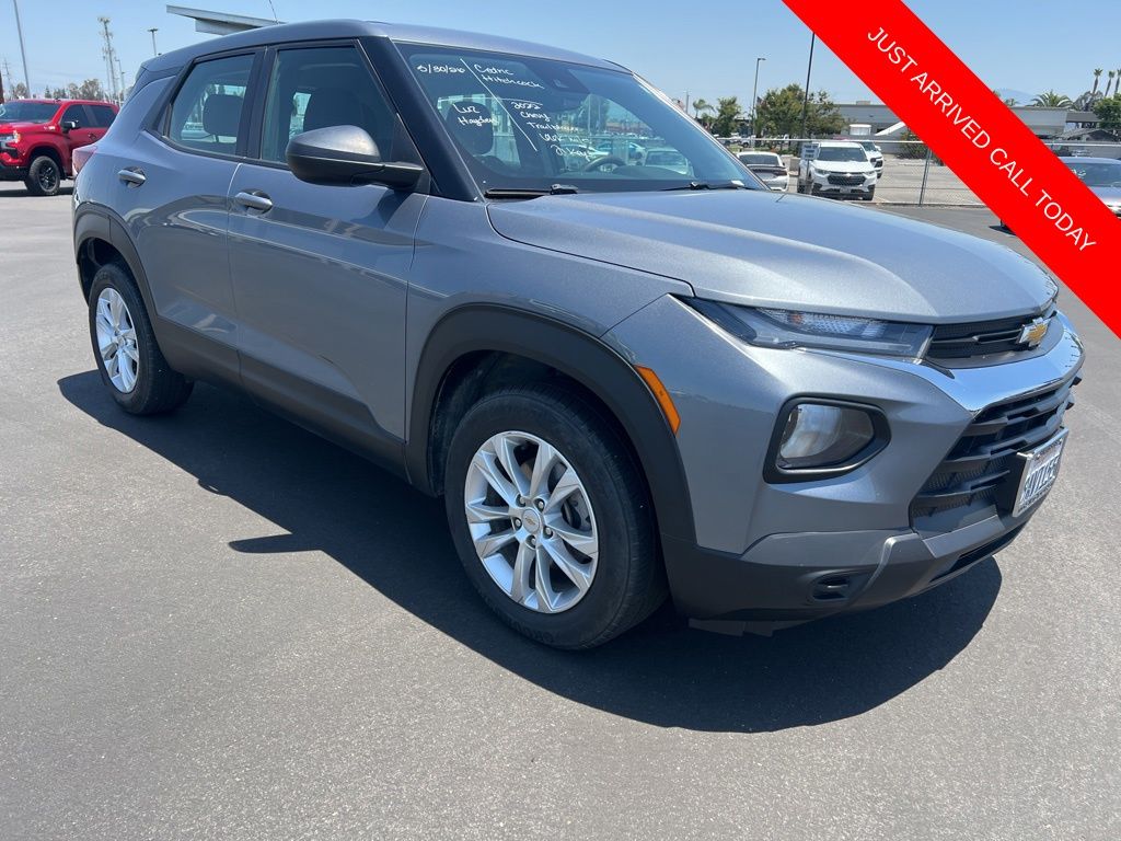Gray (Satin Steel Metallic) 2022 Chevrolet Trailblazer LS FWD SUV / Crossover Front-Wheel Drive Continuously Variable Transmission