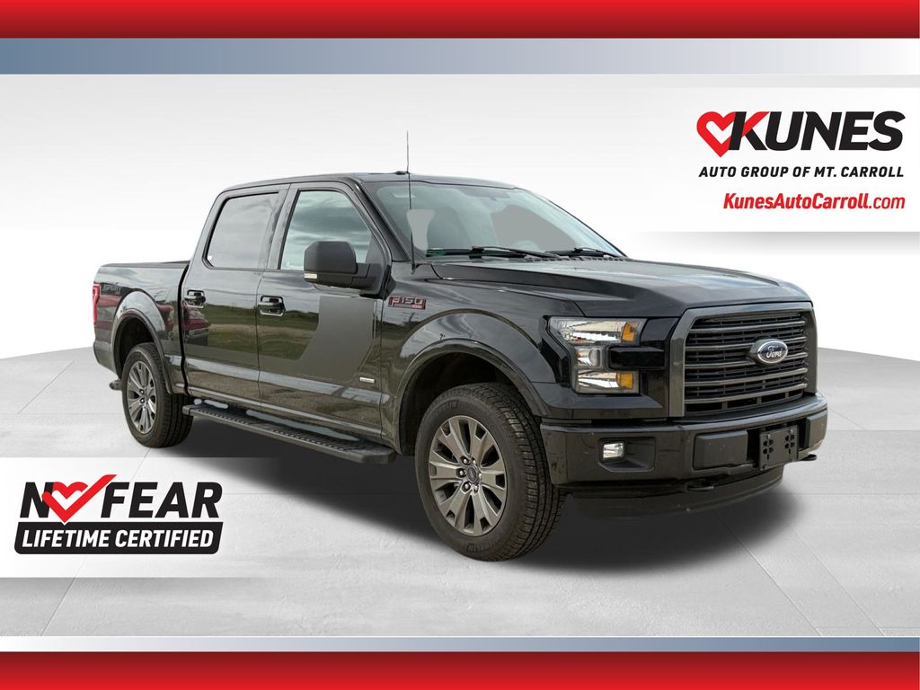 Shadow Black 2016 Ford F-150 Pickup Truck Four-Wheel Drive 6-Speed Automatic