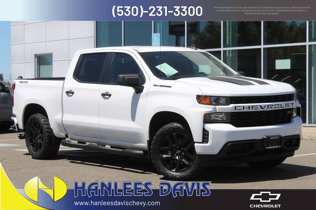 Summit White 2021 Chevrolet Silverado 1500 Pickup Truck Four-Wheel Drive 8-Speed Automatic
