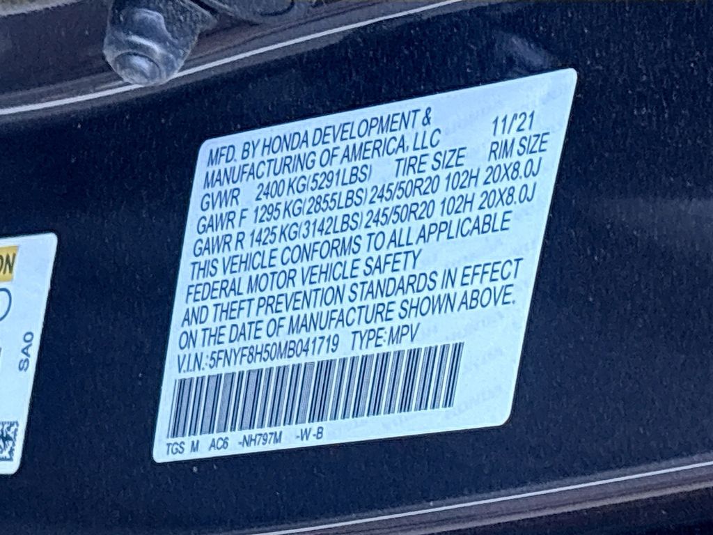 Used 2021 Gray Honda EX-L image 31