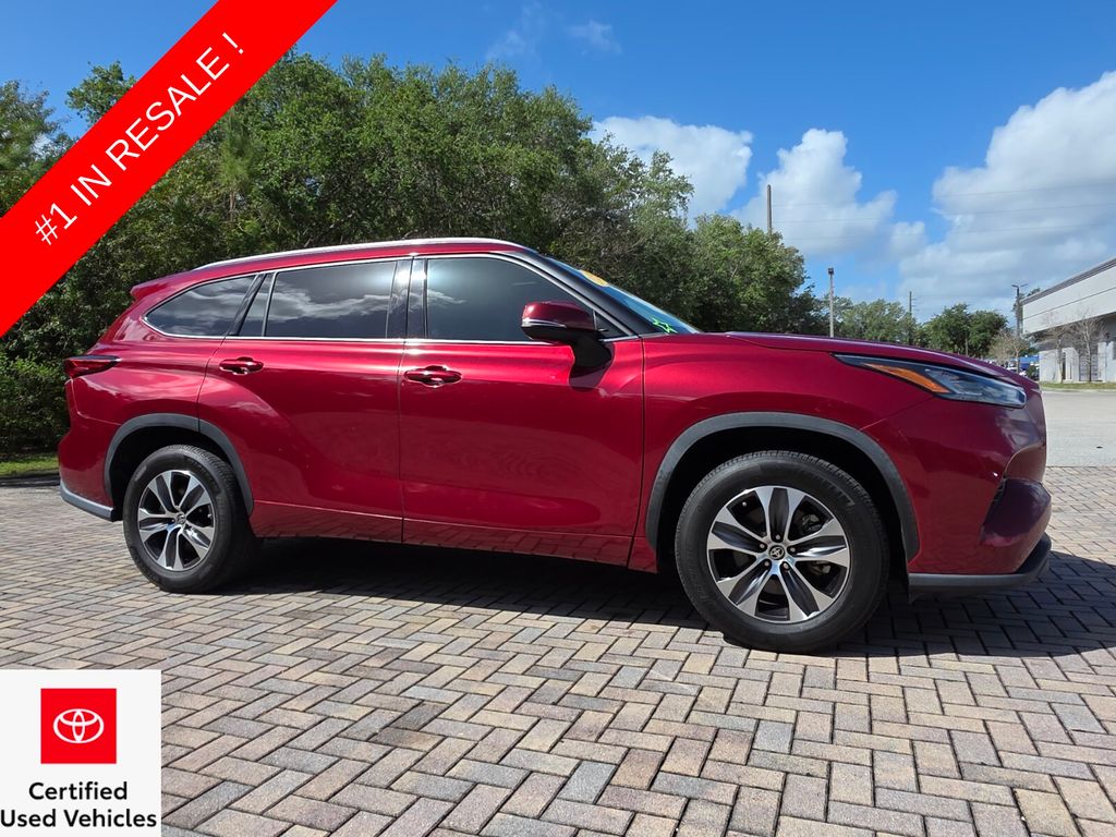 Pearl 2020 Toyota Highlander XLE FWD SUV / Crossover Front-Wheel Drive 8-Speed Automatic