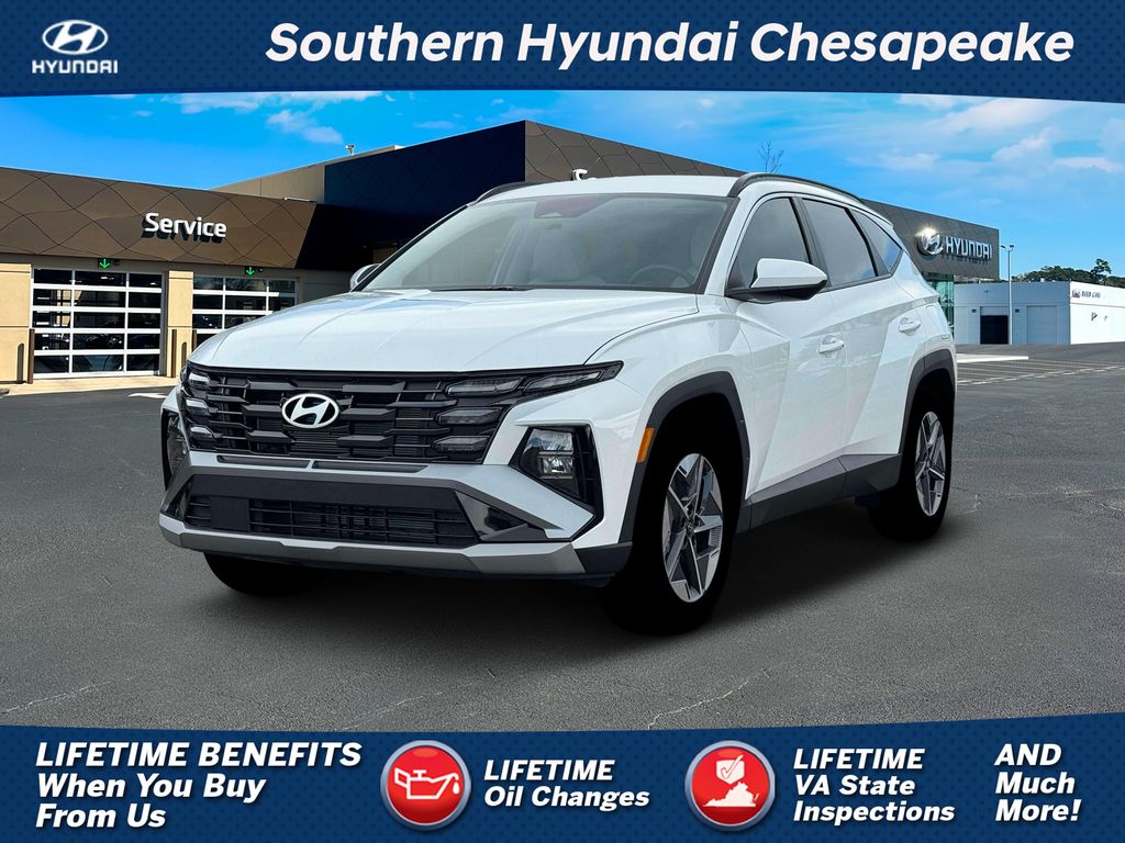 White Pearl 2026 Hyundai Tucson SUV / Crossover Front-Wheel Drive 8-Speed Automatic