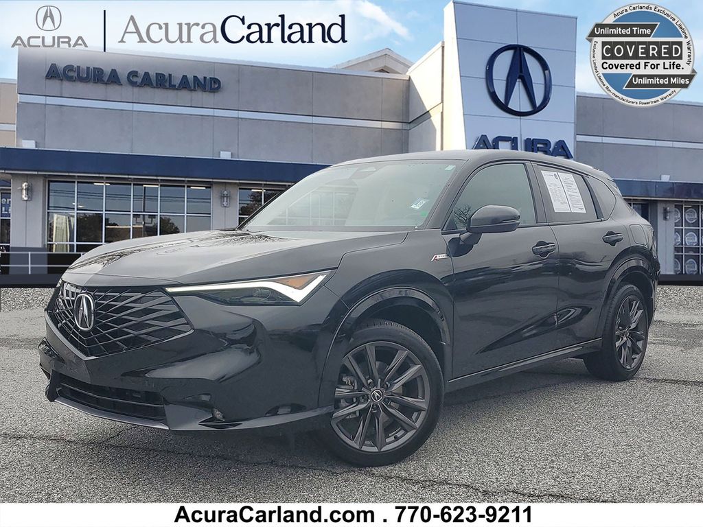 Crystal Black Pearl 2025 Acura ADX FWD with A-SPEC Package SUV / Crossover Front-Wheel Drive Continuously Variable Transmission
