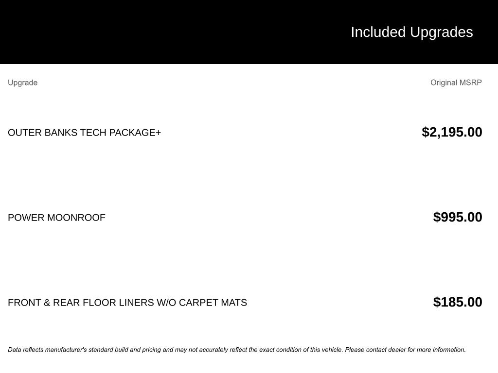 2025 Ford Bronco Sport Outer Banks
