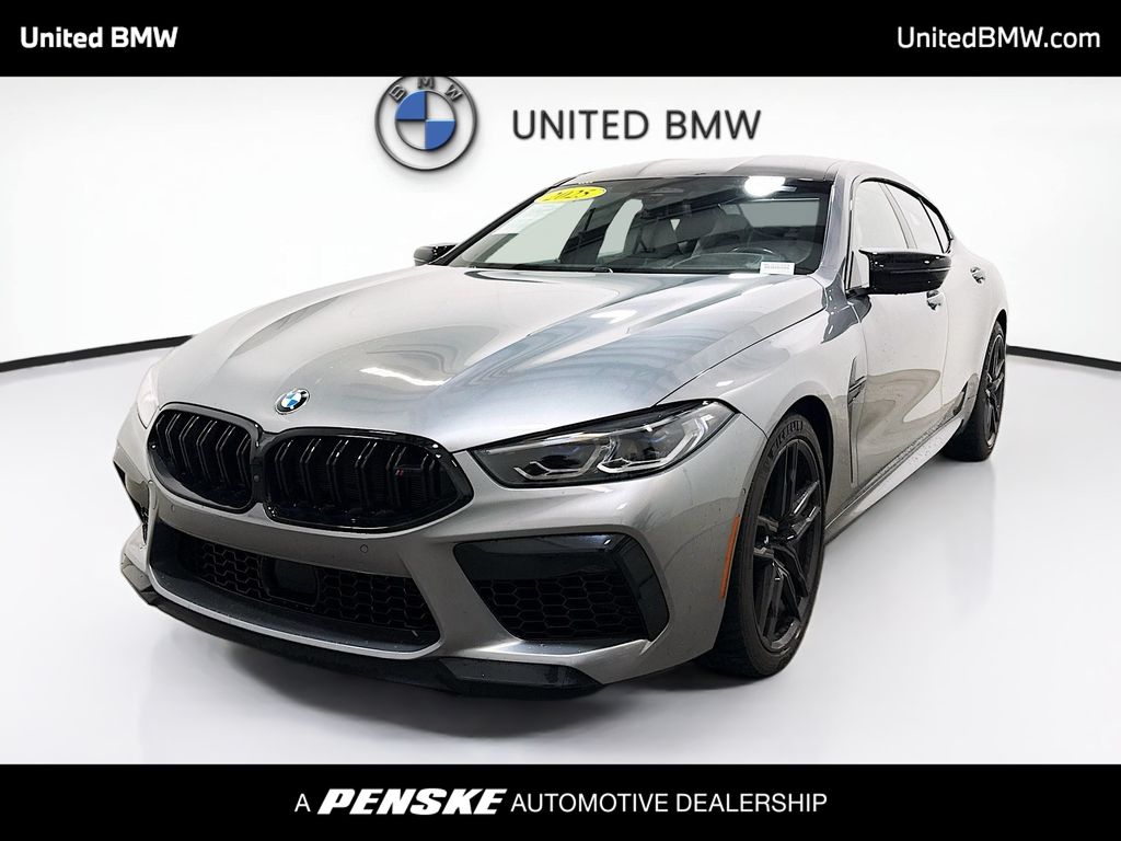 Skyscraper Gray Metallic 2025 BMW M8 Competition Gran Coupe AWD Sedan All-Wheel Drive 8-Speed Automatic