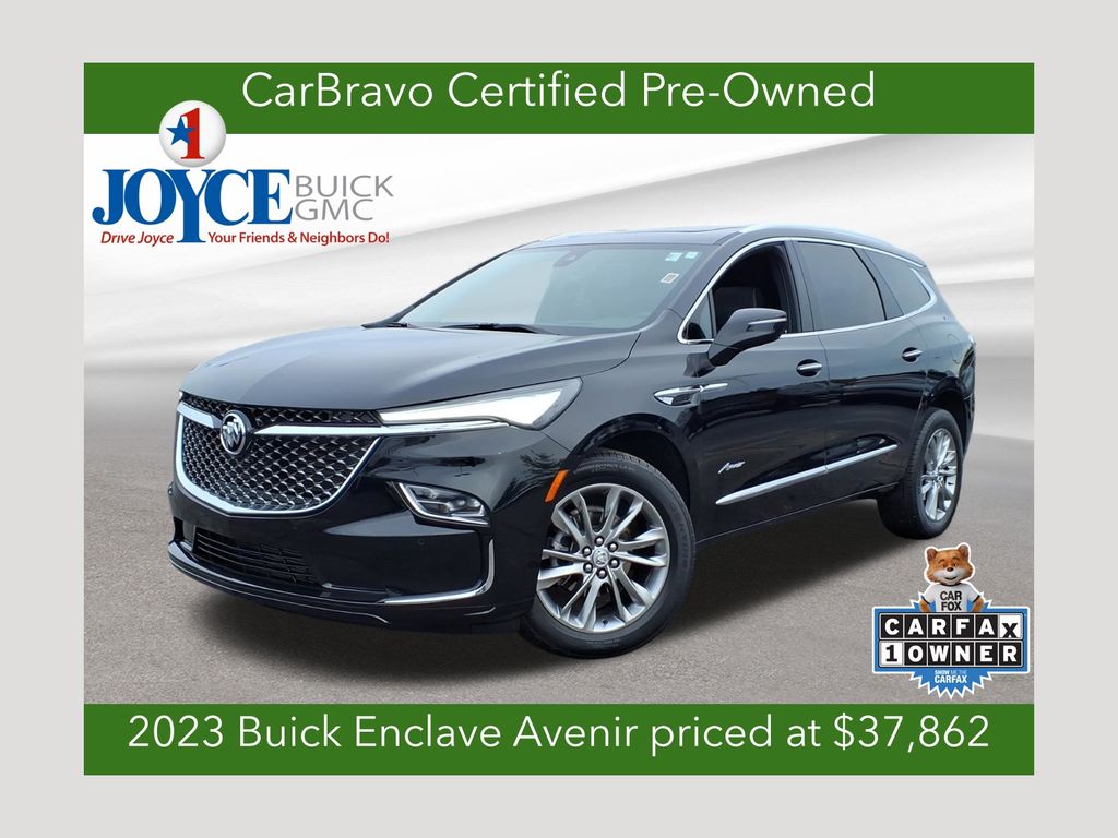 Black (Ebony Twilight Metallic) 2023 Buick Enclave SUV / Crossover Four-Wheel Drive 9-Speed Automatic