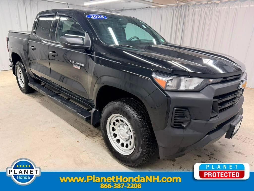 Black 2024 Chevrolet Colorado Pickup Truck Four-Wheel Drive 8-Speed Automatic