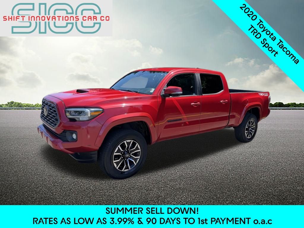 Barcelona Red Metallic 2020 Toyota Tacoma Pickup Truck Four-Wheel Drive 6-Speed Automatic