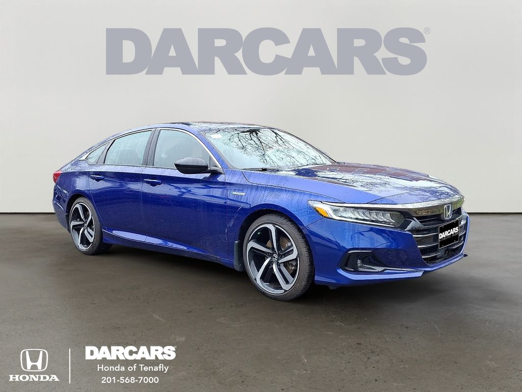 Still Night Pearl 2022 Honda Accord Hybrid Sedan Front-Wheel Drive Continuously Variable Transmission