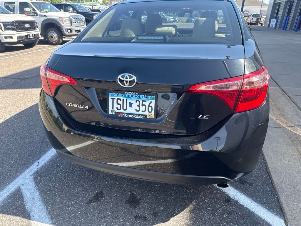 2019 Black Sand Pearl Toyota Corolla LE w/Toyota Safety Sense FWD Sedan