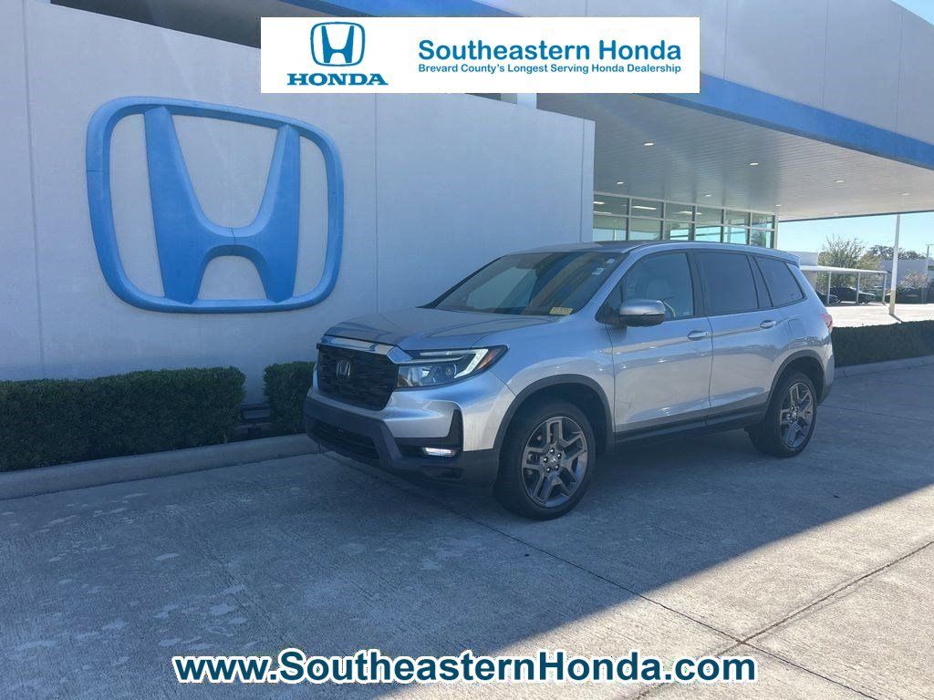 Silver 2023 Honda Passport EX-L AWD SUV / Crossover All-Wheel Drive 9-Speed Automatic