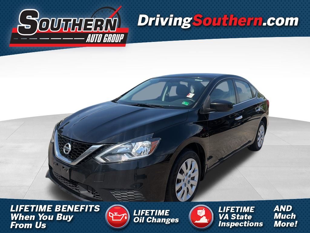 Super Black 2019 Nissan Sentra S FWD Sedan Front-Wheel Drive Continuously Variable Transmission