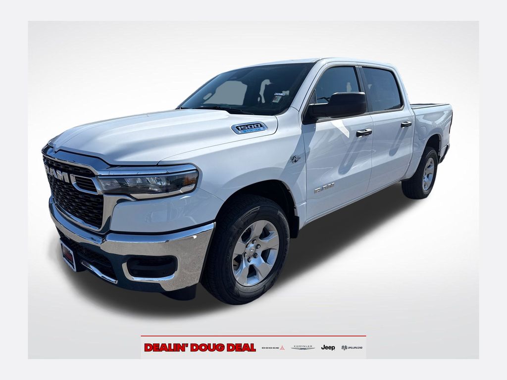 Bright White Clearcoat 2026 RAM 1500 Pickup Truck Four-Wheel Drive 8-Speed Automatic