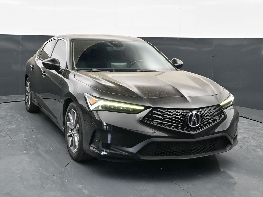 Black 2023 Acura Integra FWD Sedan Front-Wheel Drive Continuously Variable Transmission