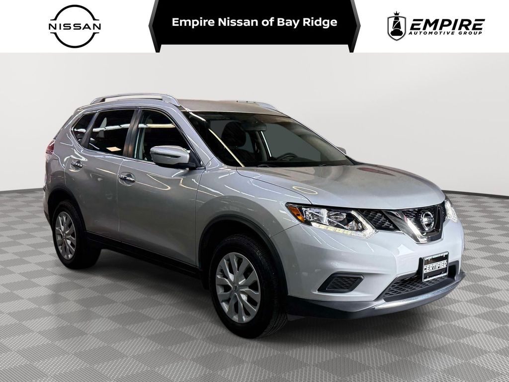 Brilliant Silver 2016 Nissan Rogue SUV / Crossover All-Wheel Drive Continuously Variable Transmission