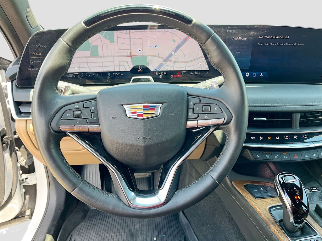Used 2025 White Cadillac Premium Luxury image 11