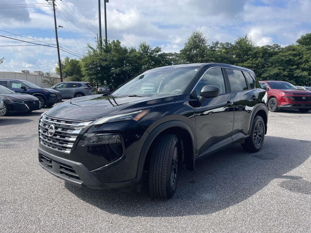 2025 Super Black Nissan Rogue S FWD SUV