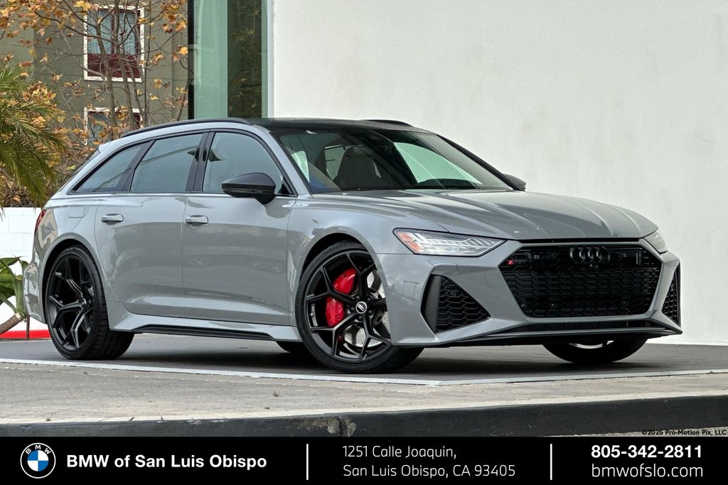 Nardo Gray 2024 Audi RS 6 Avant Wagon All-Wheel Drive 8-Speed Automatic