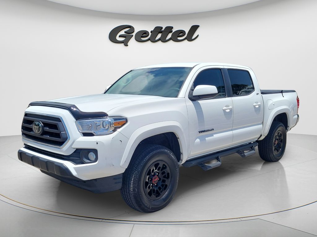 Super White 2021 Toyota Tacoma Pickup Truck Four-Wheel Drive 6-Speed Automatic