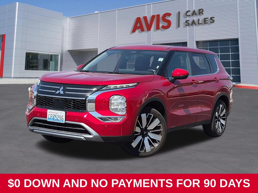 Red 2025 Mitsubishi Outlander SUV / Crossover Front-Wheel Drive Continuously Variable Transmission