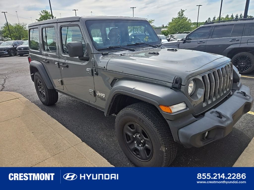 used 2020 Jeep Wrangler car, priced at $19,199