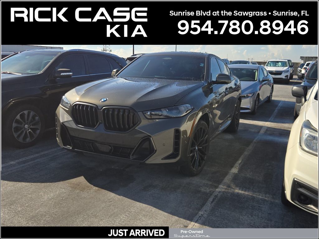 Manhattan Green Metallic 2024 BMW X6 SUV / Crossover All-Wheel Drive 8-Speed Automatic