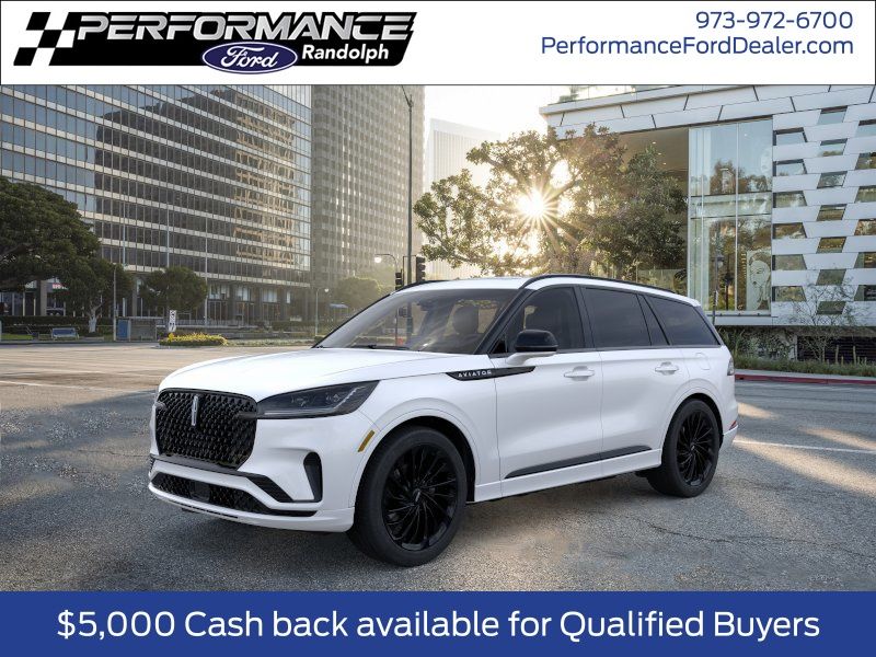 Pristine White Metallic Tri-Coat 2026 Lincoln Aviator SUV / Crossover All-Wheel Drive Automatic