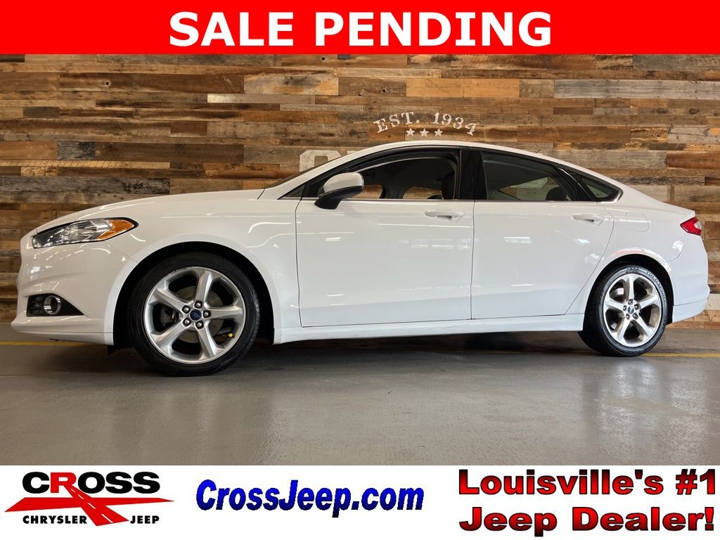 Oxford White 2016 Ford Fusion S Sedan Front-Wheel Drive 6-Speed Automatic