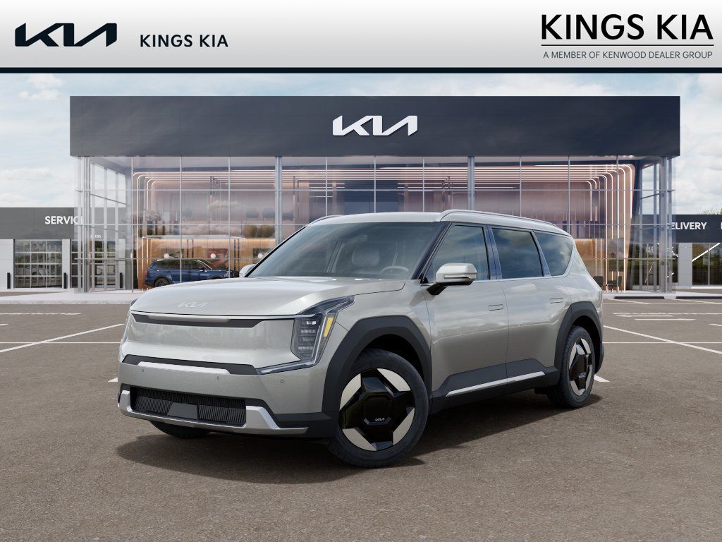 White (Ivory Silver) 2026 Kia EV9 SUV / Crossover All-Wheel Drive 1-Speed Automatic