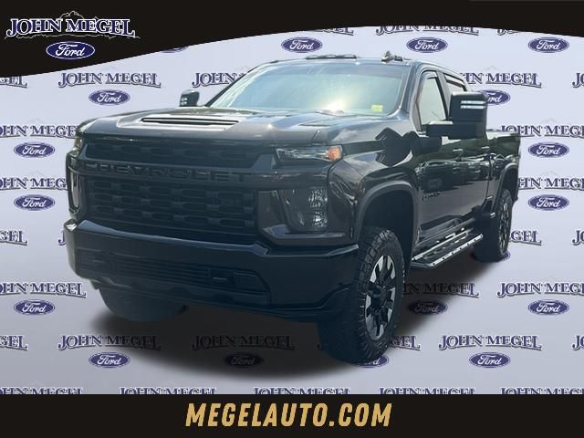 Oxford Brown Metallic 2020 Chevrolet Silverado 2500HD Custom Crew Cab 4WD Pickup Truck Four-Wheel Drive 6-Speed Automatic