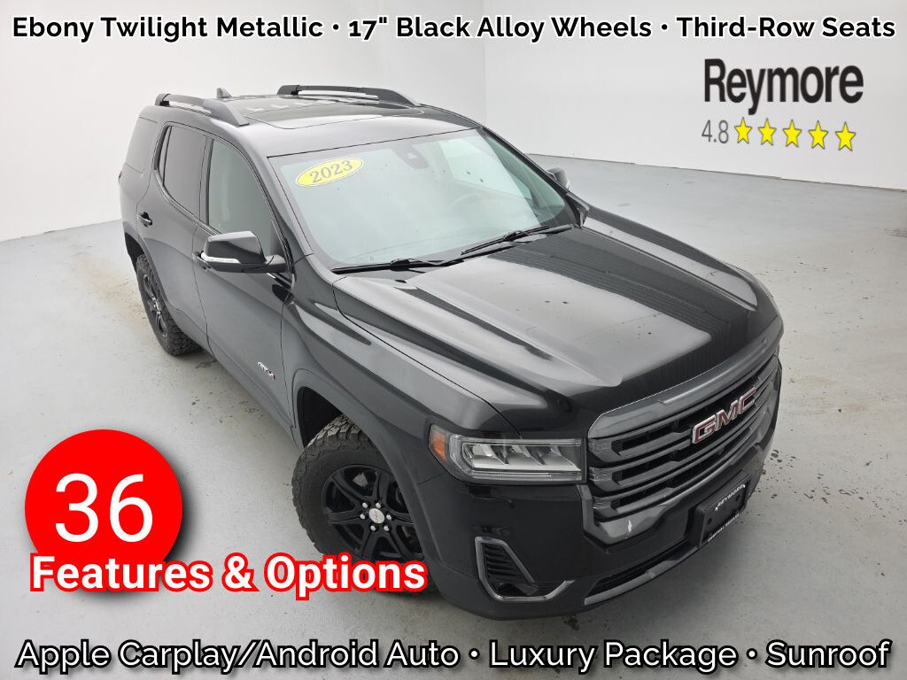 Black 2023 GMC Acadia SUV / Crossover Four-Wheel Drive 9-Speed Automatic