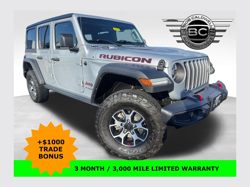 Silver Zynith Clearcoat 2022 Jeep Wrangler Unlimited Rubicon 4WD SUV / Crossover Four-Wheel Drive 8-Speed Automatic